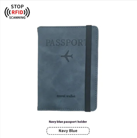 PU Leather Passport & Luggage Tag Set