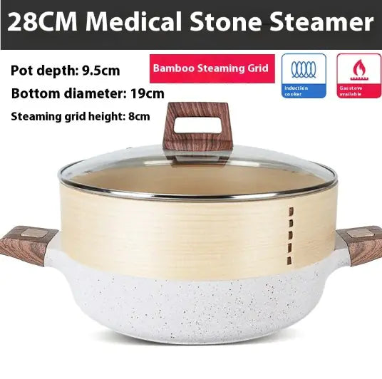 Rice Stone Large Capacity Soup Pot