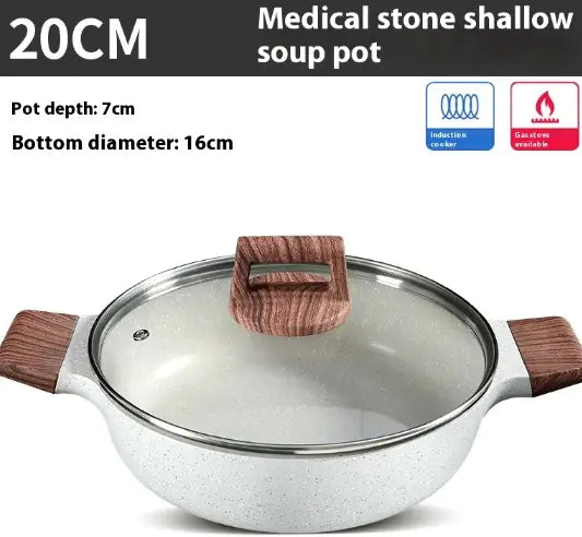 Rice Stone Large Capacity Soup Pot