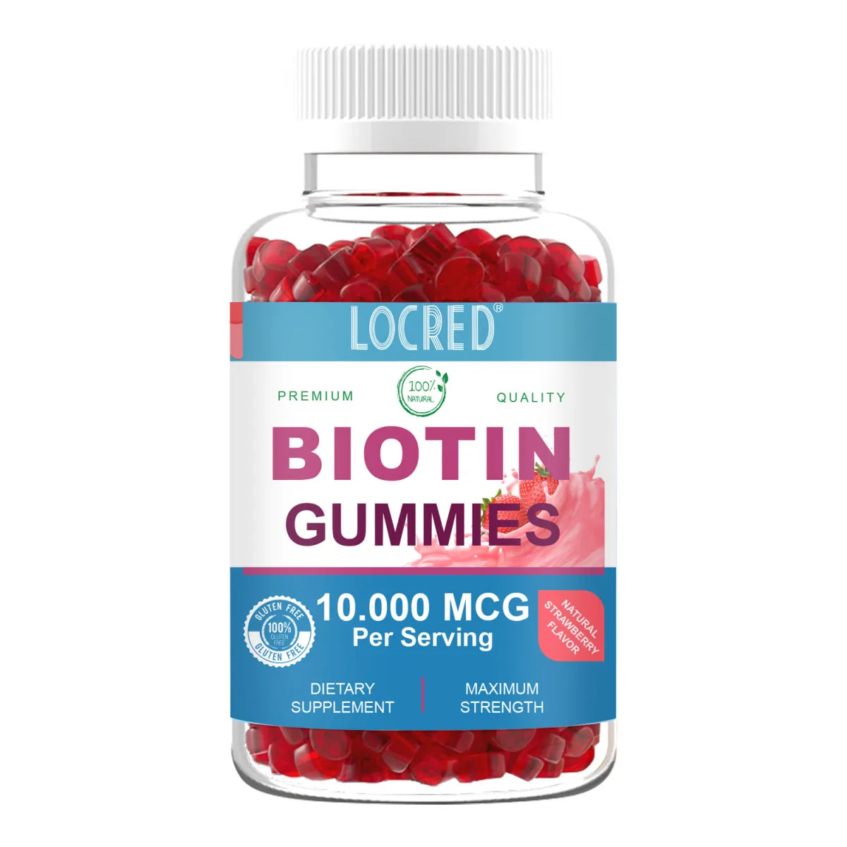 Biotin Dietary Supplement Gummies