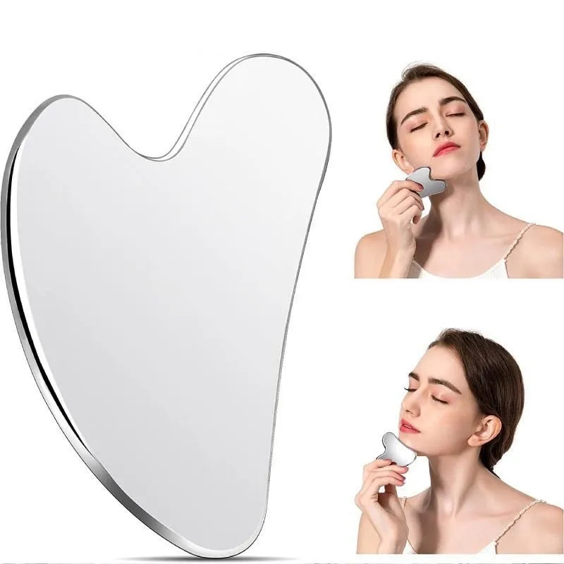 Heart-Shaped Stainless Steel Gua Sha