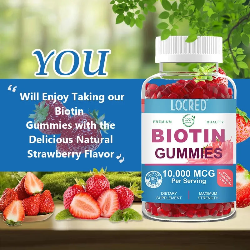 Biotin Dietary Supplement Gummies