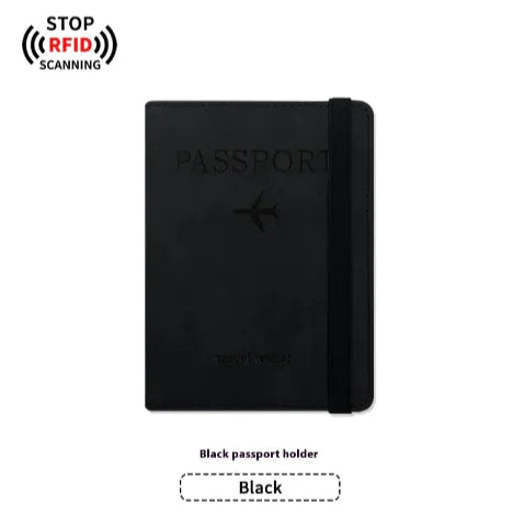 PU Leather Passport & Luggage Tag Set