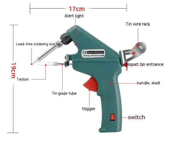 Manual Soldering Gun