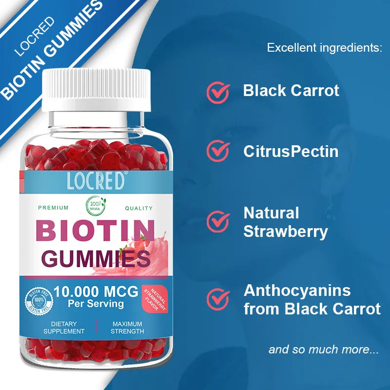 Biotin Dietary Supplement Gummies