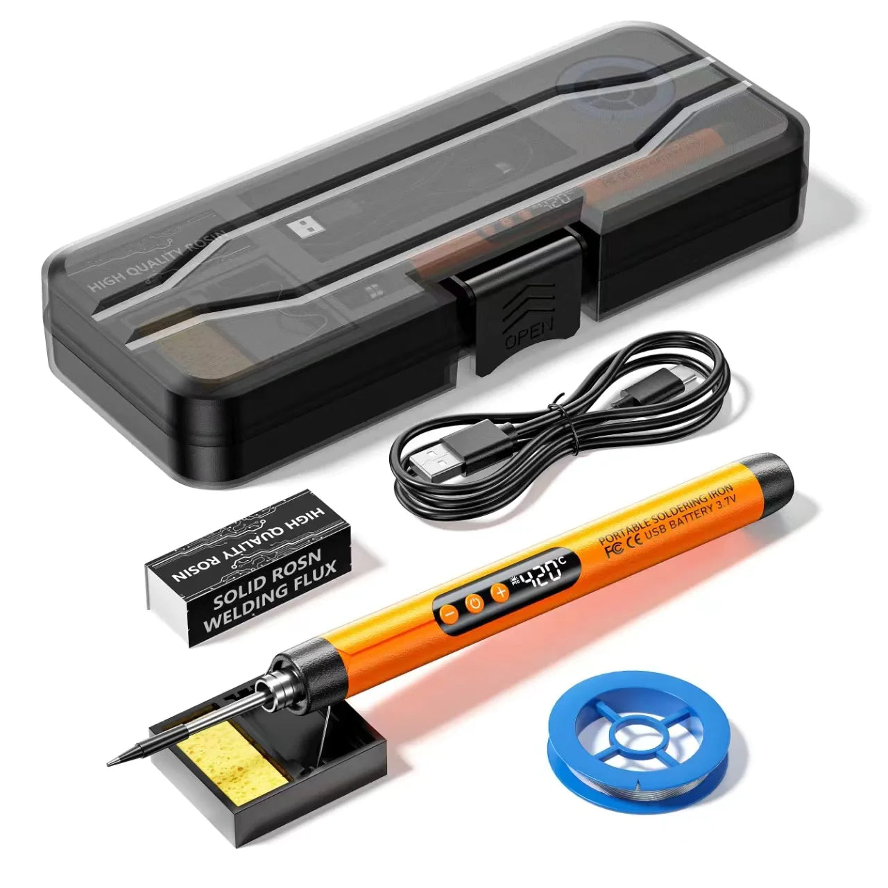 Mini USB Soldering Iron Kit