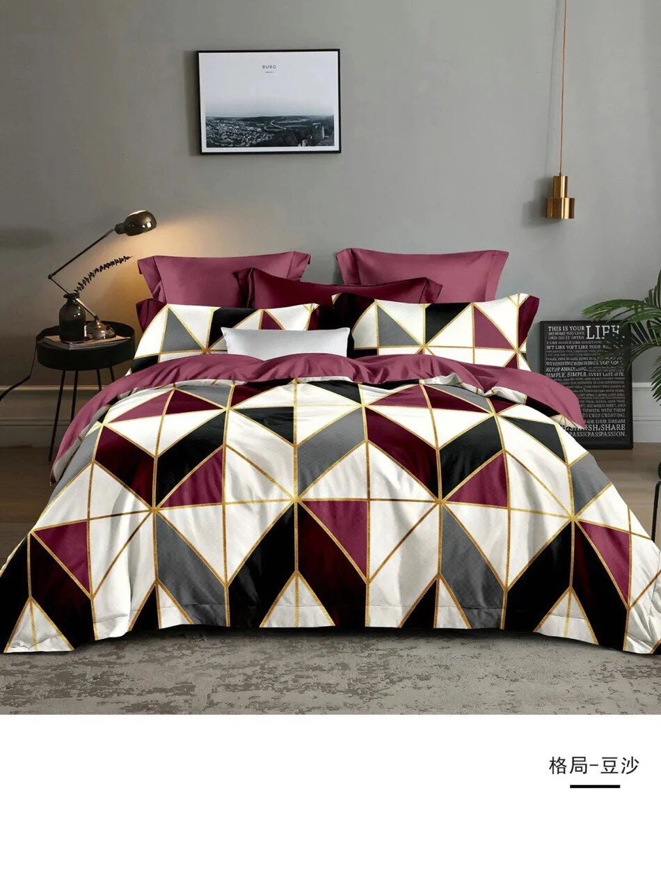 Geometry Comforter Bedding Set