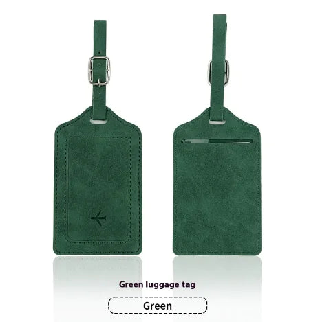 PU Leather Passport & Luggage Tag Set