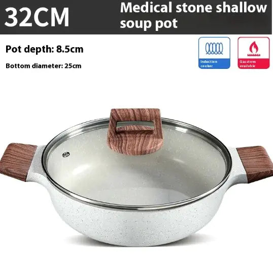 Rice Stone Large Capacity Soup Pot