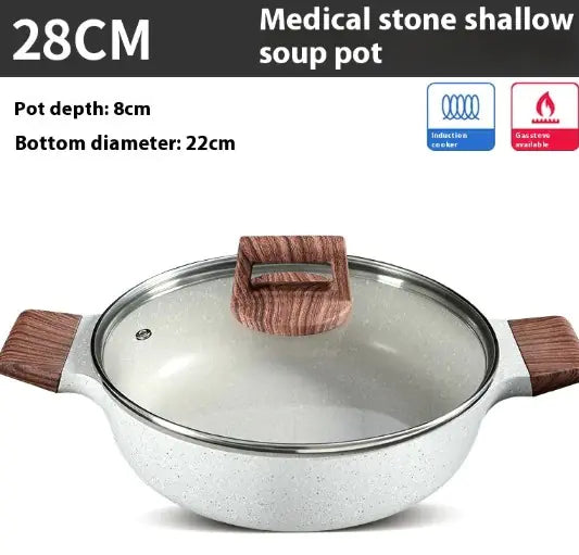 Rice Stone Large Capacity Soup Pot