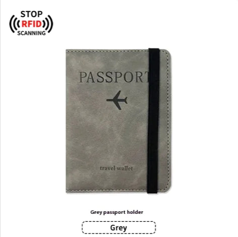 PU Leather Passport & Luggage Tag Set