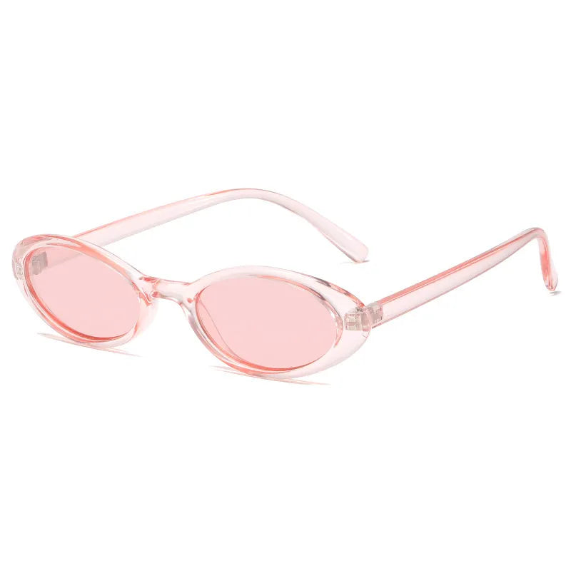 Retro Oval Frame Glasses