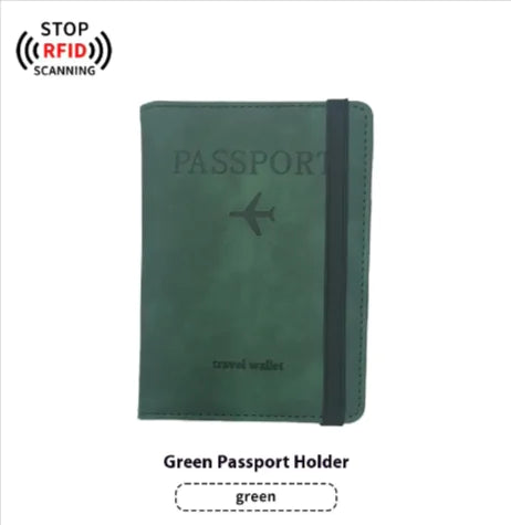 PU Leather Passport & Luggage Tag Set