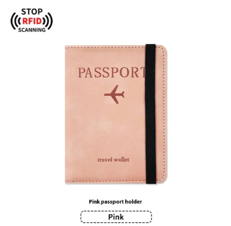 PU Leather Passport & Luggage Tag Set